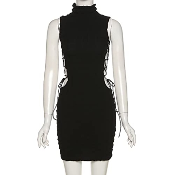 DOUCIU Stacked Mini Dress for Women - Elegance Meets Comfort