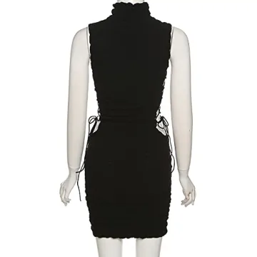 DOUCIU Stacked Mini Dress for Women - Elegance Meets Comfort