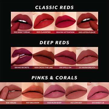 Pony Effect Powdery Whisper Lipstick | Vivid Matte lipstick for Women | 004 Pay Attention | K beauty