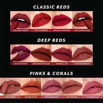 Pony Effect Powdery Whisper Lipstick | Vivid Matte lipstick for Women | 004 Pay Attention | K beauty