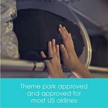 Summer 3Dmicro Super Compact Fold Stroller, Black – Meets Official Airline Carry-On Requirements, Theme Park Approved Baby Stroller – Lightweight Stroller with Reclining Seat, Adjustable Canopy & More