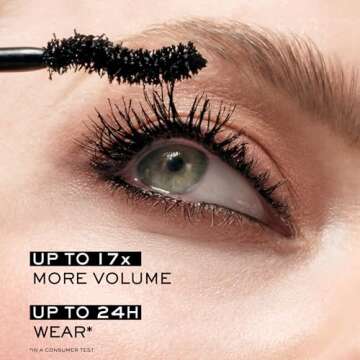 Lancôme Hypnôse Drama Extreme Volumizing Mascara - Up to 17x More Volume - Up to 24HR Wear - Ultra Black