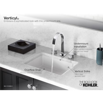 KOHLER Verticyl Rectangle Undermount Sink - 28x22