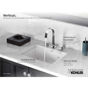 KOHLER Verticyl Rectangle Undermount Sink - 28x22