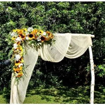 Coferset 40pcs Fake Sunflower Heads for Vibrant Decor