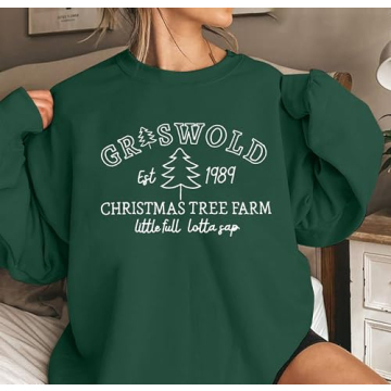 FASHGL Christmas Sweatshirt for Festive Comfort and Style