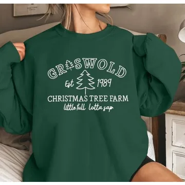 FASHGL Christmas Sweatshirt for Festive Comfort and Style