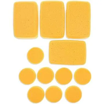 Synthetic Sponges for Painting - 2 Sizes, 12-Pack