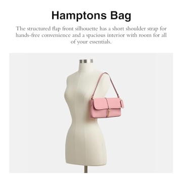 Coach Women’s Hamptons Bag - Stylish Bubblegum Leather Handbag