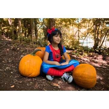 Marvel Spider-Man Toddler Girls Tulle Cosplay Dress Leggings and Headband 3 Piece 3T