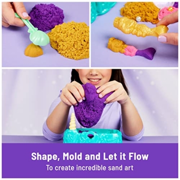 Kinetic Sand Mermaid Crystal Playset for Endless Creativity