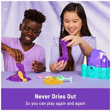 Kinetic Sand Mermaid Crystal Playset for Endless Creativity