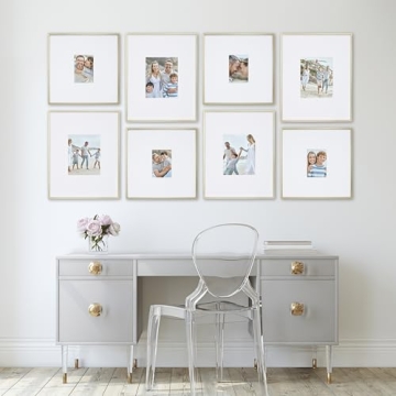 Camden Reed 8 Piece Gold Gallery Wall Frame Set