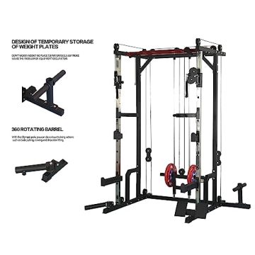 HAUSHECK 1400lbs Power Cage for Home Workouts