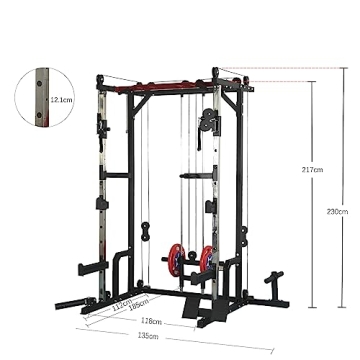 HAUSHECK 1400lbs Power Cage for Home Workouts
