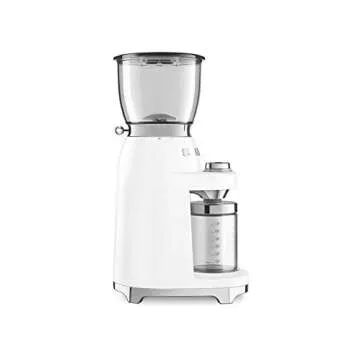 Smeg Coffee Grinder for Freshly Ground Coffee - White