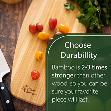 Laguna Bamboo Cutting Board - Stylish Eco-Friendly Surfboard Design