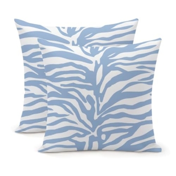 Serengeti Tiger Print Pillow Covers Set of 2 for Stylish Decor
