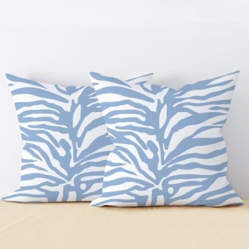 Serengeti Tiger Print Pillow Covers Set of 2 for Stylish Decor