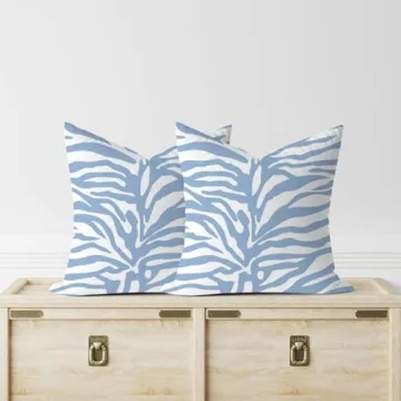 Serengeti Tiger Print Pillow Covers Set of 2 for Stylish Decor