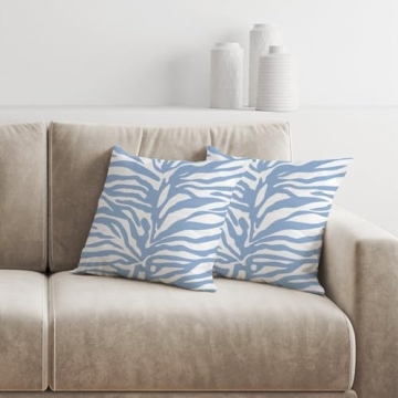 Serengeti Tiger Print Pillow Covers Set of 2 for Stylish Decor