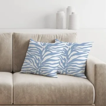 Serengeti Tiger Print Pillow Covers Set of 2 for Stylish Decor