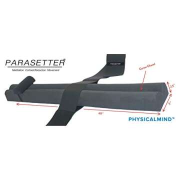 Parasetter Foam Roller System for Pilates, Yoga, Back Stretches, Core Exercises - Perfect for Reduci...