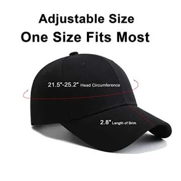 NPJY Adjustable Baseball Cap Classic Unisex Cotton Hat