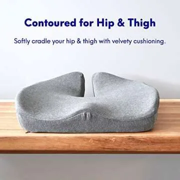 Cushion Lab Pressure Relief Seat Cushion for Long Sit Relief
