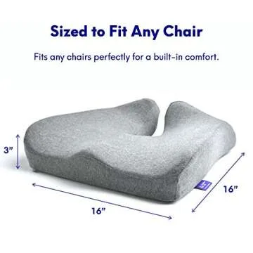 Cushion Lab Pressure Relief Seat Cushion for Long Sit Relief