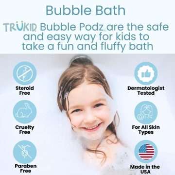 Gentle Unscented Bubble Bath for Sensitive Skin by TruKid