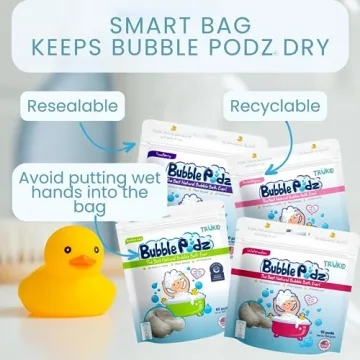 Gentle Unscented Bubble Bath for Sensitive Skin by TruKid