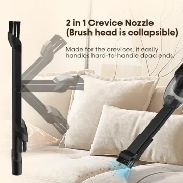 Wkzay Handheld Vacuum - Portable 17KPa Cordless Cleaner