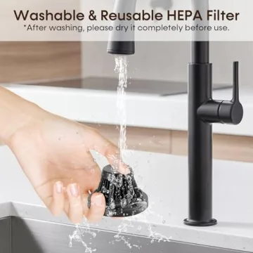 Wkzay Handheld Vacuum - Portable 17KPa Cordless Cleaner