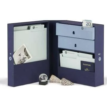 Savor All-in-One Desk Organizer in Blue