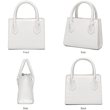 CATMICOO Trendy Mini Handbag for Women with Crocodile Pattern