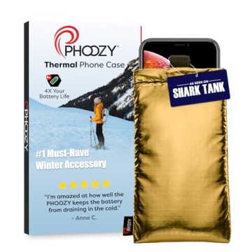 PHOOZY Thermal Phone Case | NASA-Inspired Thermal Insulation | Apollo Gold - Medium