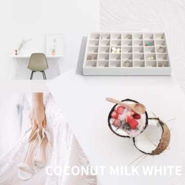 Vlando Miller Jewelry Tray Stackable Showcase Display Drawer Organizer Storage Checkerboard,Multiple color combinations, Large capacity multi-layer design and Fashion(grey)