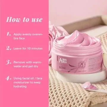 ANAI RUI Rose Facial Mask for Hydrated Smooth Skin