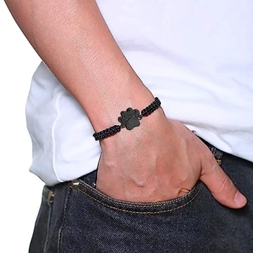 MOSURNSJWY Pet Urn Bracelet for Ashes Adjustable