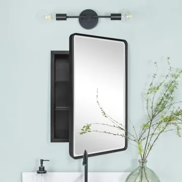 Elegant TEHOME Recessed Bathroom Medicine Cabinet
