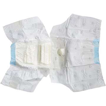 Amazon Basics Disposable Dog Diaper, Small, 30-Pack