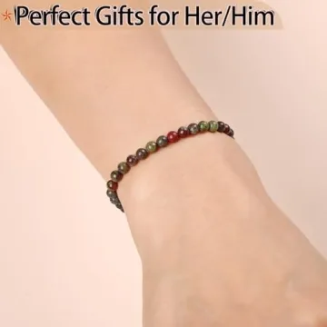 QOGIR Dragon Bloodstone Courage Bracelet - Stylish & Meaningful