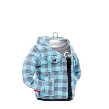 Puffin Lumberjack Flannel Insulated Can Cooler for All Drinks