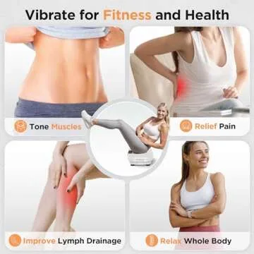 FEIERDUN Vibration Plate Exercise Machine for Weight Loss & Toning