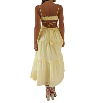 Stylish Summer Boho Maxi Dress - Perfect for Beach or Parties
