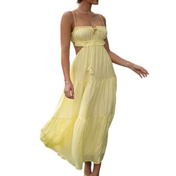 Chic Floral Maxi Dress for Summer Outings