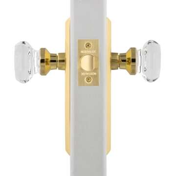 Nostalgic Warehouse Crystal Door Knob for Elegant Homes