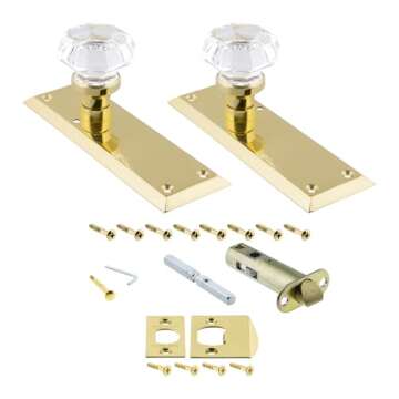 Nostalgic Warehouse Crystal Door Knob for Elegant Homes