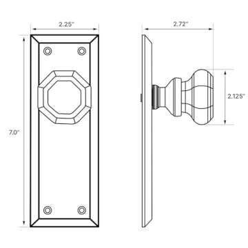 Nostalgic Warehouse Crystal Door Knob for Elegant Homes